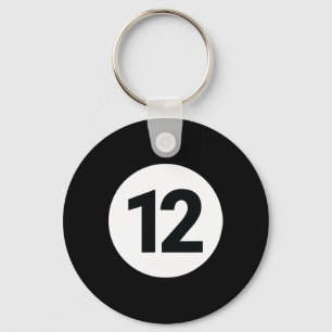 Porte-clés 8 Pool Ball 12 Billiards Costume Halloween Groupe 