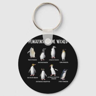 Porte-clés 8 Rarest Penguins of the World Funny Animals