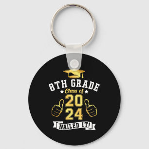 Porte-clés 8e Grade Cl De 2024 Clôturé Il Graduation