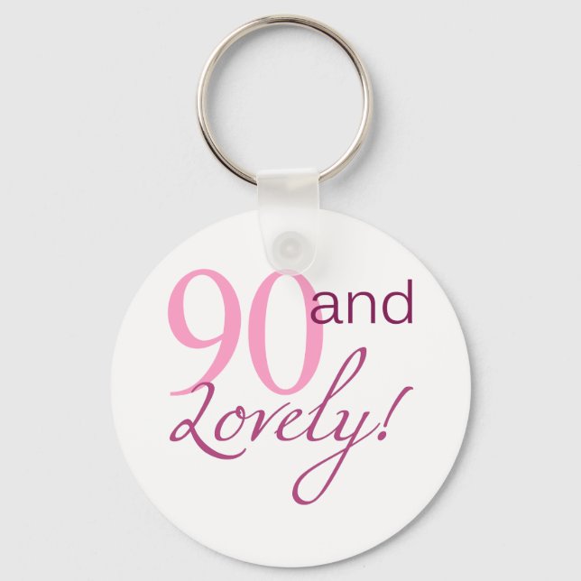 Porte-clés 90 et de beaux cadeaux d'anniversaire (Recto)