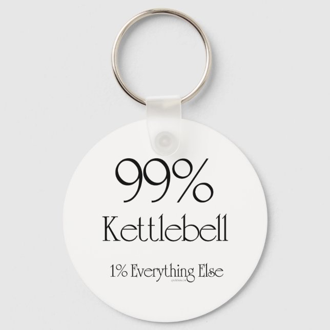 Porte-clés 99 % Kettlebell (Recto)
