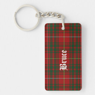Porte-clés à carreaux personnalisé tartan du Clan 