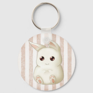Porte-clés A Cute Puffy Kawaii Bunny Rabbit