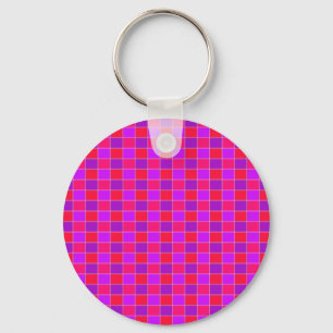 Porte-clés à damiers