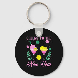 Porte-clés À la nouvelle année Champagne Gl & Ckleball
