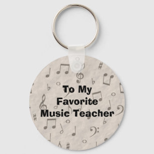 Porte-clés À mon professeur de musique préféré