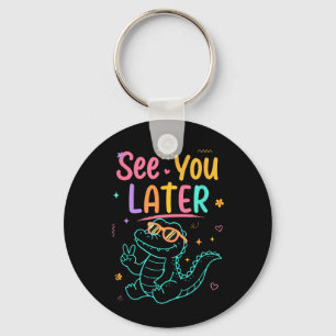 Porte-clés À plus tard professeur été alligator