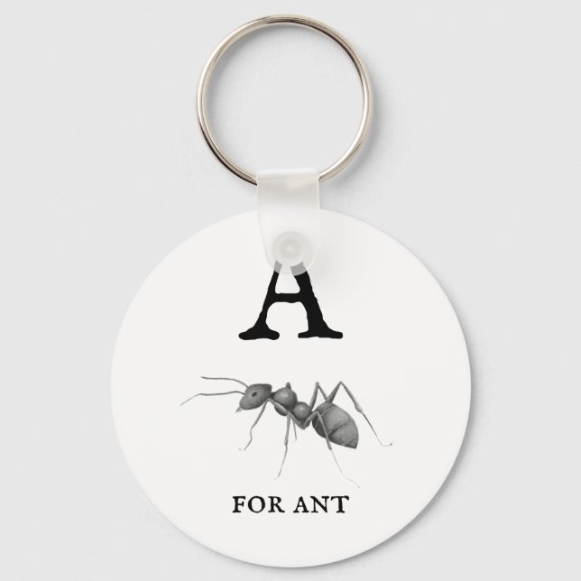 Porte-clés "A" pour Ant (Recto)