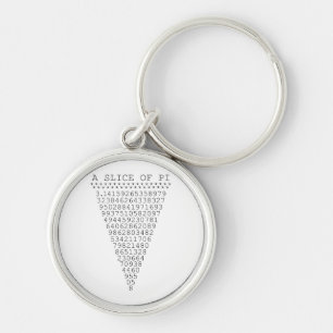 Porte-clés A Slice of Pi Presentation