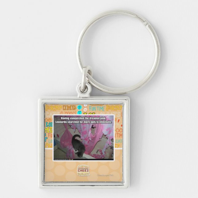 Porte-clés A vaincu le rose redouté (Devant)