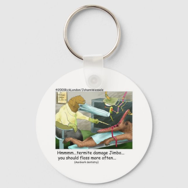 Porte-clés Aardvark Dentistry Funny Toxits & Collectibles (Recto)