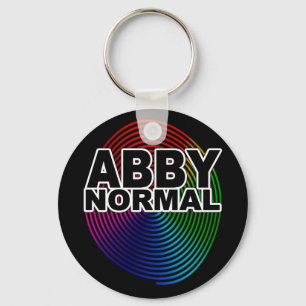 Porte-clés Abby anormal Normale Couleur Varangé Fou Spiral Fo