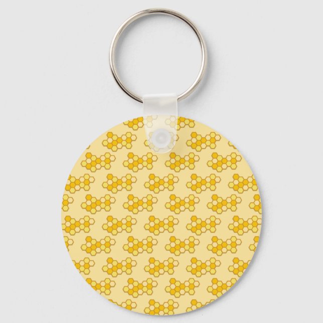 Porte-clés Abeille de miel imprimable (Recto)