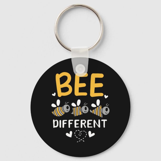 Porte-clés Abeille différente (Recto)