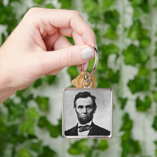 Porte-clés Abraham Lincoln : 16ème Président de l'Amérique (main)
