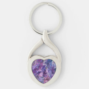 Porte-clés Abréviation violette