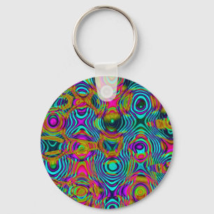 Porte-clés Abstrait fractal 19111a