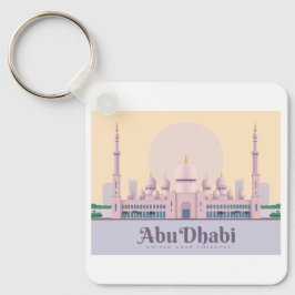 Porte-clés Abu Dhabi UAE Pastel Travel