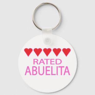 Porte-clés Abuelita, cinq coeurs