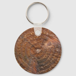 Porte-clés Accessoires en bois rond Porte - clé de style natu