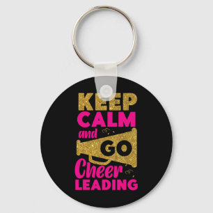 Porte-clés Acclamations Cheerleading Garder Son Calme Et Alle
