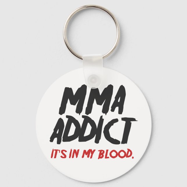 Porte-clés accro mixed martial art (Recto)