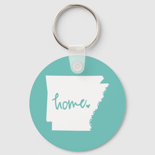 Porte-clés Accueil Arkansas Couleur personnalisée (Recto)