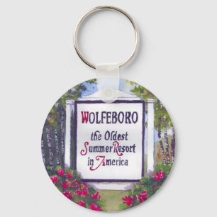 Porte-clés Accueil au signe de Wolfeboro NH