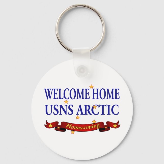 Porte-clés Accueil Bienvenue USNS Arctic (Recto)
