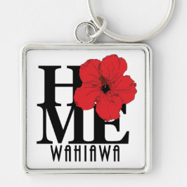 Porte-clés ACCUEIL Hibiscus rouge de Wahiawa