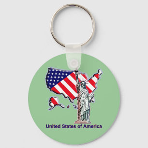 Porte-clés Accueil vers les Etats-Unis