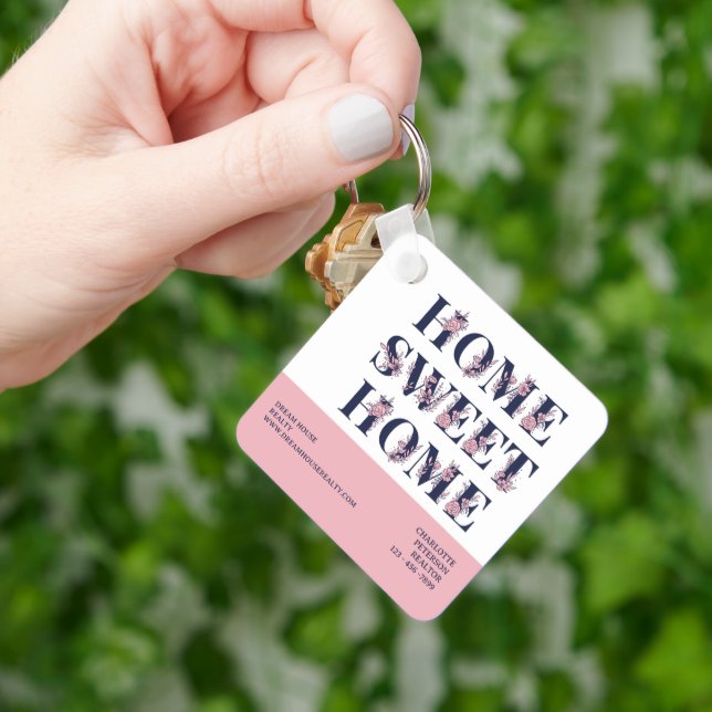 Porte-clés Acheteur de location immobilier de location cadeau (main)