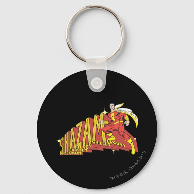 Porte-clés Acronyme de Shazam (Recto)