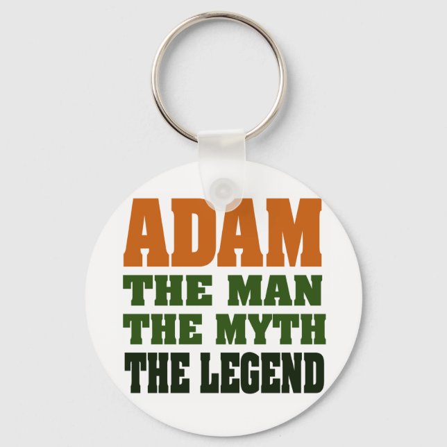 Porte-clés Adam - l'Homme, le Mythe, la Légende ! (Recto)