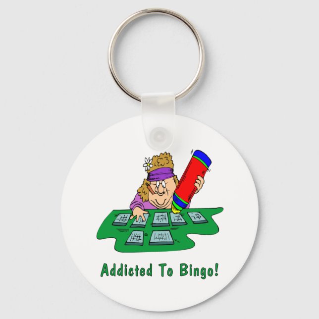 Porte-clés Addicé Au Bingo ! (Recto)