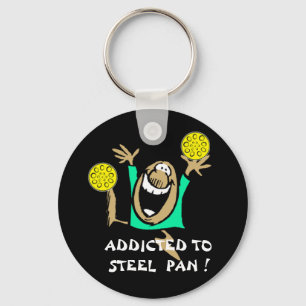 Porte-clés Addicité à l'acier Pan chaîne clé