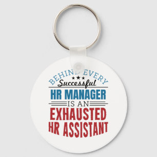 Porte-clés Adjoint RH Citation amusante Ressources humaines
