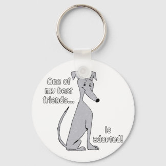 Porte-clés Adopté~bleu