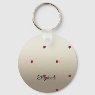 Porte-clés Adorable Cute ,Ladybugs,Luminous-Personalized