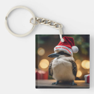 Porte-clés adorable Noël Kookaburra,