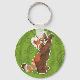 Porte-clés Adorable Porte - clé Panda Rouge