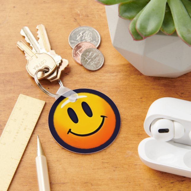 Porte-clés "Adorable Smile Emoji Motif Collection" (Bureau)