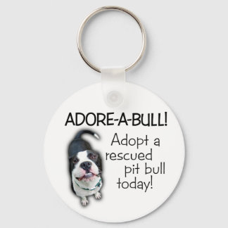 Porte-clés Adore-A-Bull Pit Bull !