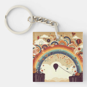 Porte-clés Adventure Await Rainbow