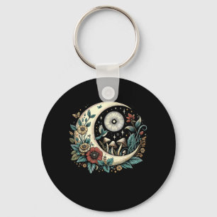 Porte-clés Aesthetic Goblincore Cottagecore Champignon Minima