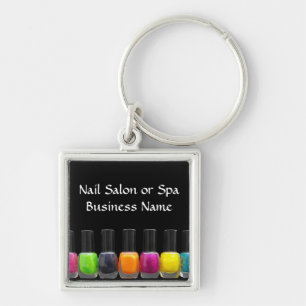 Porte-clés Affaires de salon d'ongle, bouteilles polonaises