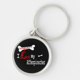 Porte-clés Affenpinscher I Love My