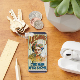 Porte-clés Affiche Vintage Magic, Alexander, l'Homme Qui Sait