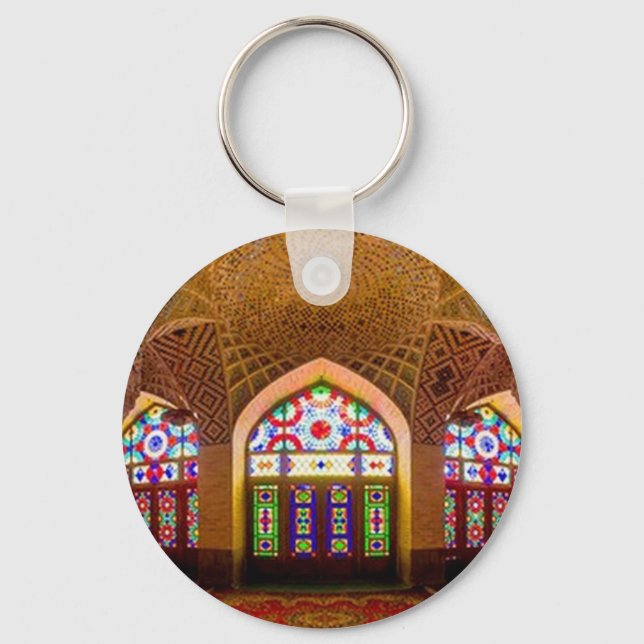 Porte-clés AFFICHER avec respect : Lieu de culte religieux (Recto)