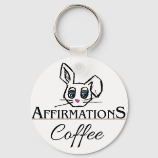 Porte-clés Affirmations Porte - clé café